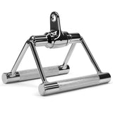 2.5kg Double Row V Handle Cable Attachment Multi Rotation Gym Pull Down Rope Accessories Bodybuilding Biceps Triceps Grip Bar F1