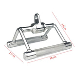 2.5kg Double Row V Handle Cable Attachment Multi Rotation Gym Pull Down Rope Accessories Bodybuilding Biceps Triceps Grip Bar F1