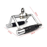2.5kg Double Row V Handle Cable Attachment Multi Rotation Gym Pull Down Rope Accessories Bodybuilding Biceps Triceps Grip Bar F1